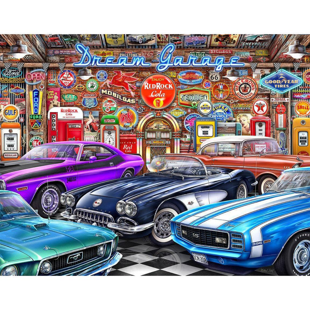 Dream Garage 1000 Piece Jigsaw Puzzle Springbok (ONLINE ORDER ONLY)