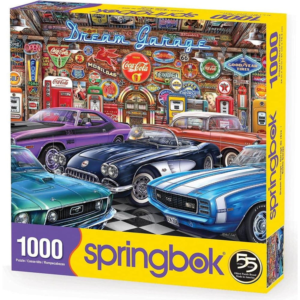 Dream Garage 1000 Piece Jigsaw Puzzle Springbok (ONLINE ORDER ONLY)