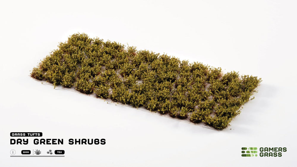 Gamers Grass | Shrub Set | Dry Green