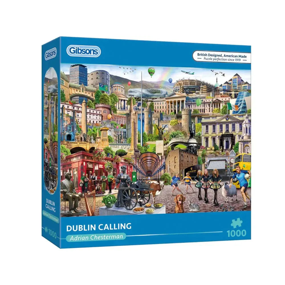 Dublin Calling 1000 Piece Jigsaw Puzzle Gibsons (ONLINE ORDER ONLY)