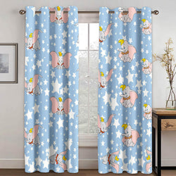Dumbo Curtains Cosplay Blackout Window Treatments Drapes for Room Decor (Online Order Only)