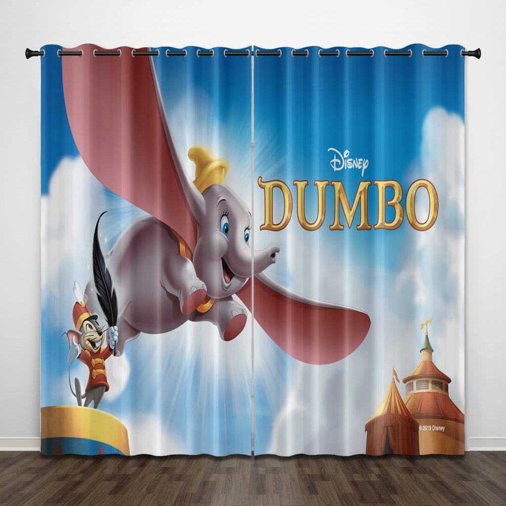 Dumbo Curtains Pattern Blackout Window Drapes (Online Order Only)