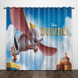 Dumbo Curtains Pattern Blackout Window Drapes (Online Order Only)