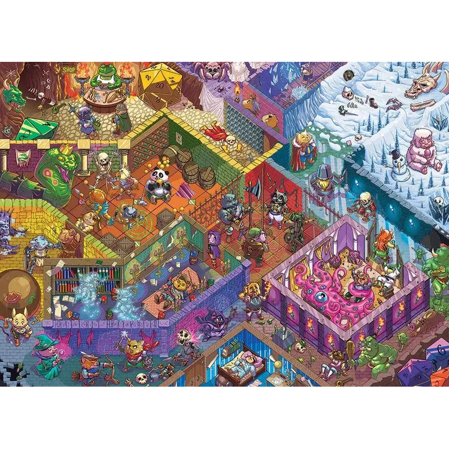 Dungeon Run 500 Piece Jigsaw Puzzle Cobble Hill (ONLINE ORDER ONLY)