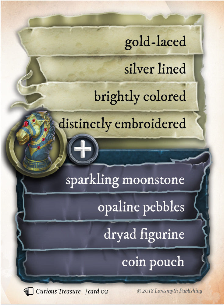 Dungeon Discoveries - Curious Treasure - Card Deck (ONLINE ORDER ONLY)