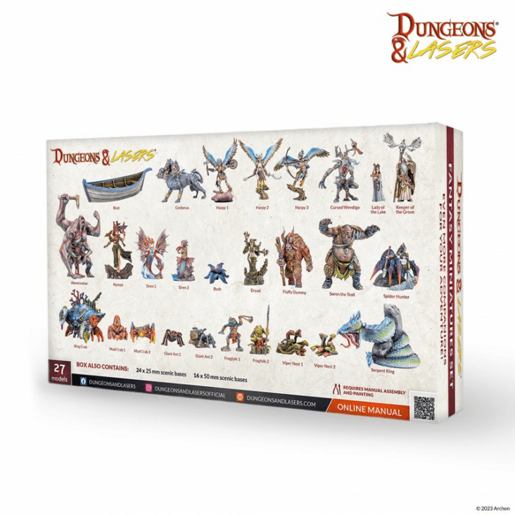 Dungeons & Lasers: Fantasy Miniatures Set (ONLINE ORDER ONLY)