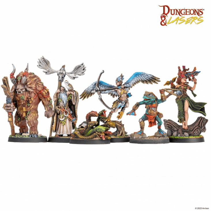 Dungeons & Lasers: Fantasy Miniatures Set (ONLINE ORDER ONLY)