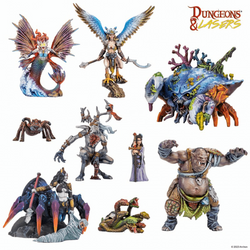 Dungeons & Lasers: Fantasy Miniatures Set (ONLINE ORDER ONLY)