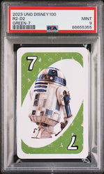 2023 UNO DISNEY 100 R2 D2 GREEN 7 PSA 9 (Online Order Only)