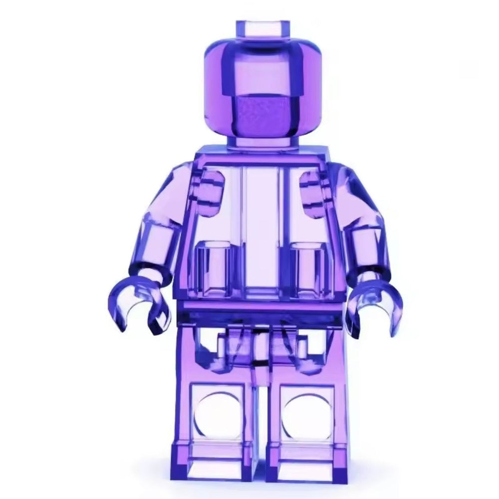 Set of 12 Transparent Minifigures – Clear Minifigs (Adult Builds & Display-Grade) (ONLINE ORDER ONLY)