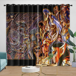Saint Seiya Curtains Blackout Window Drapes Room Decoration (Online Order Only)