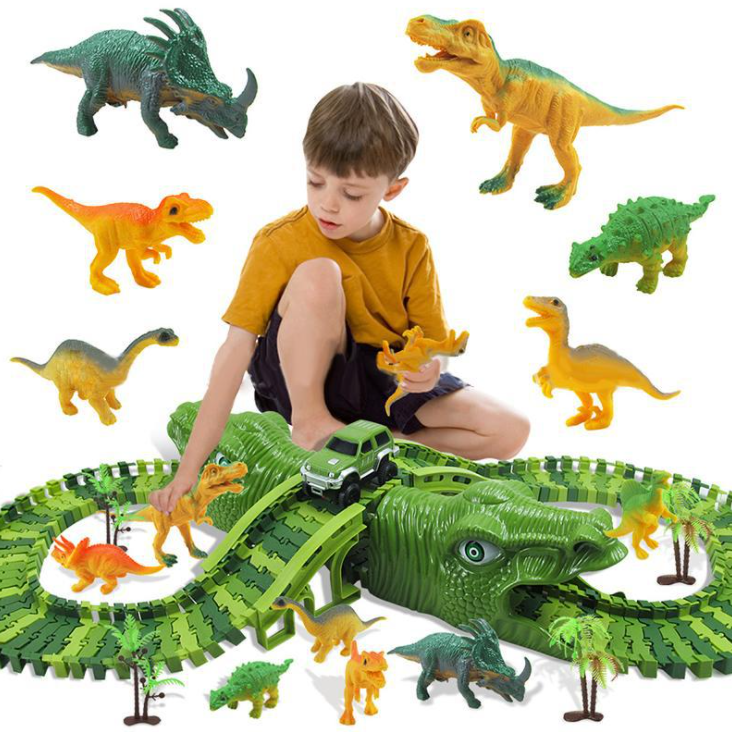 Racing Bend Rail Dinosaur Track (ONLINE ORDER ONLY)