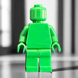 Monochrome Custom Minifigures – 40+ Vibrant Colors! (ONLINE ORDER ONLY)