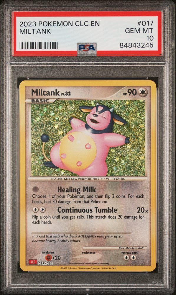 2023 POKEMON CHARIZARD & HO-OH ex DECK MILTANK #17 PSA 10 (Online Order Only)