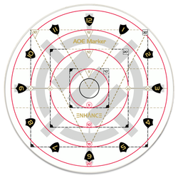 Enhance:  Spell AoE Damage Template (ONLINE ORDER ONLY)