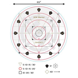 Enhance:  Spell AoE Damage Template (ONLINE ORDER ONLY)