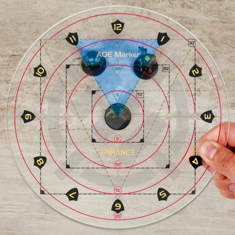 Enhance:  Spell AoE Damage Template (ONLINE ORDER ONLY)