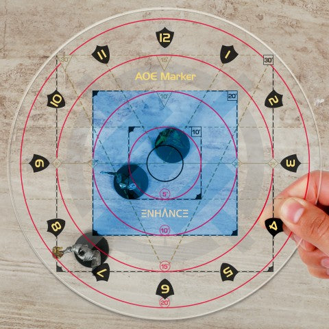 Enhance:  Spell AoE Damage Template (ONLINE ORDER ONLY)