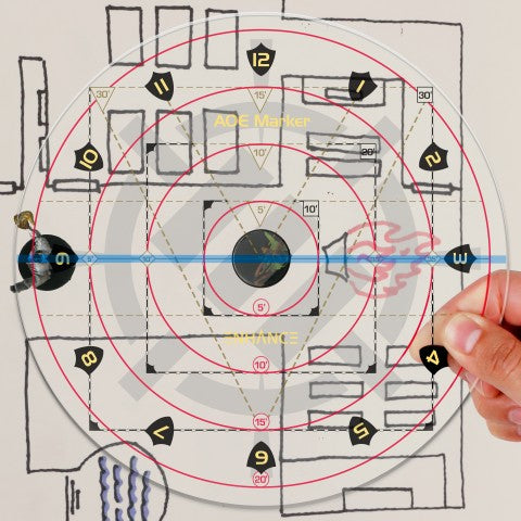 Enhance:  Spell AoE Damage Template (ONLINE ORDER ONLY)