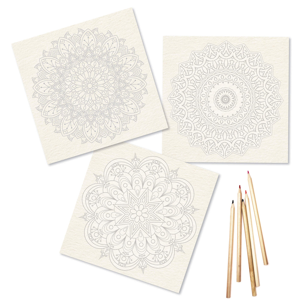 Mandala Coloring Sheets - Deluxe 110lb Paper, Artist Quality (ONLINE ORDER ONLY)