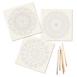 Mandala Coloring Sheets - Deluxe 110lb Paper, Artist Quality (ONLINE ORDER ONLY)
