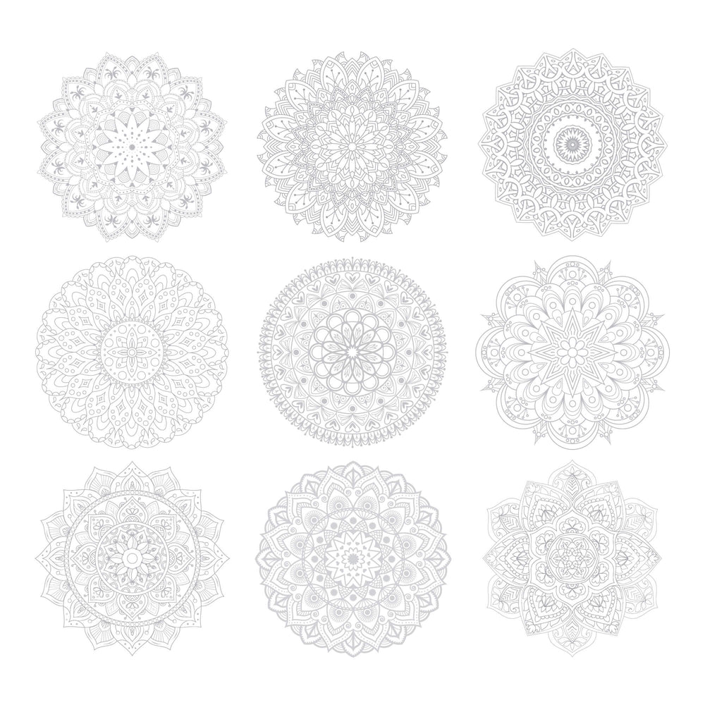 Mandala Coloring Sheets - Deluxe 110lb Paper, Artist Quality (ONLINE ORDER ONLY)