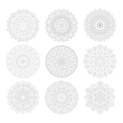 Mandala Coloring Sheets - Deluxe 110lb Paper, Artist Quality (ONLINE ORDER ONLY)