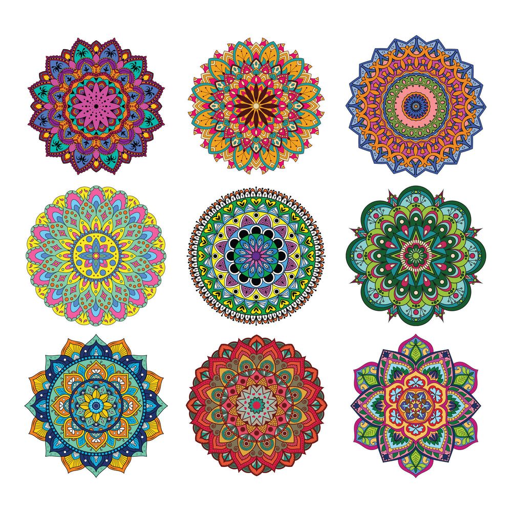 Mandala Coloring Sheets - Deluxe 110lb Paper, Artist Quality (ONLINE ORDER ONLY)