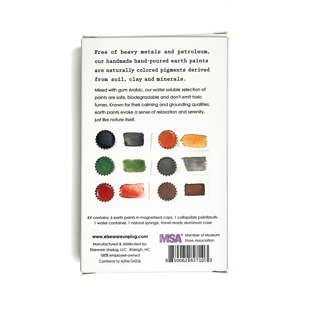 Handmade Watercolor Set – Earth Paints (ONLINE ORDER ONLY)