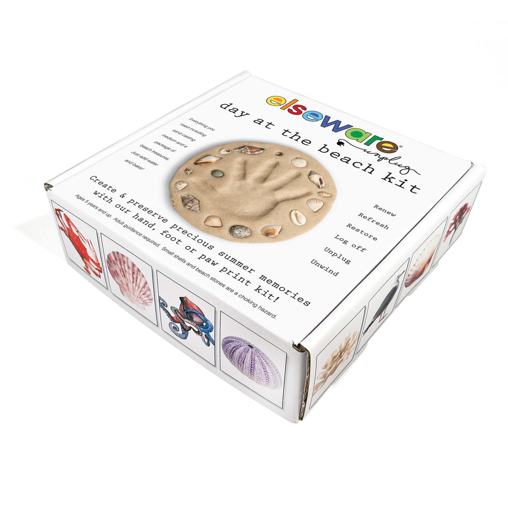 Day at the Beach – Kids Hand & Footprint Keepsake