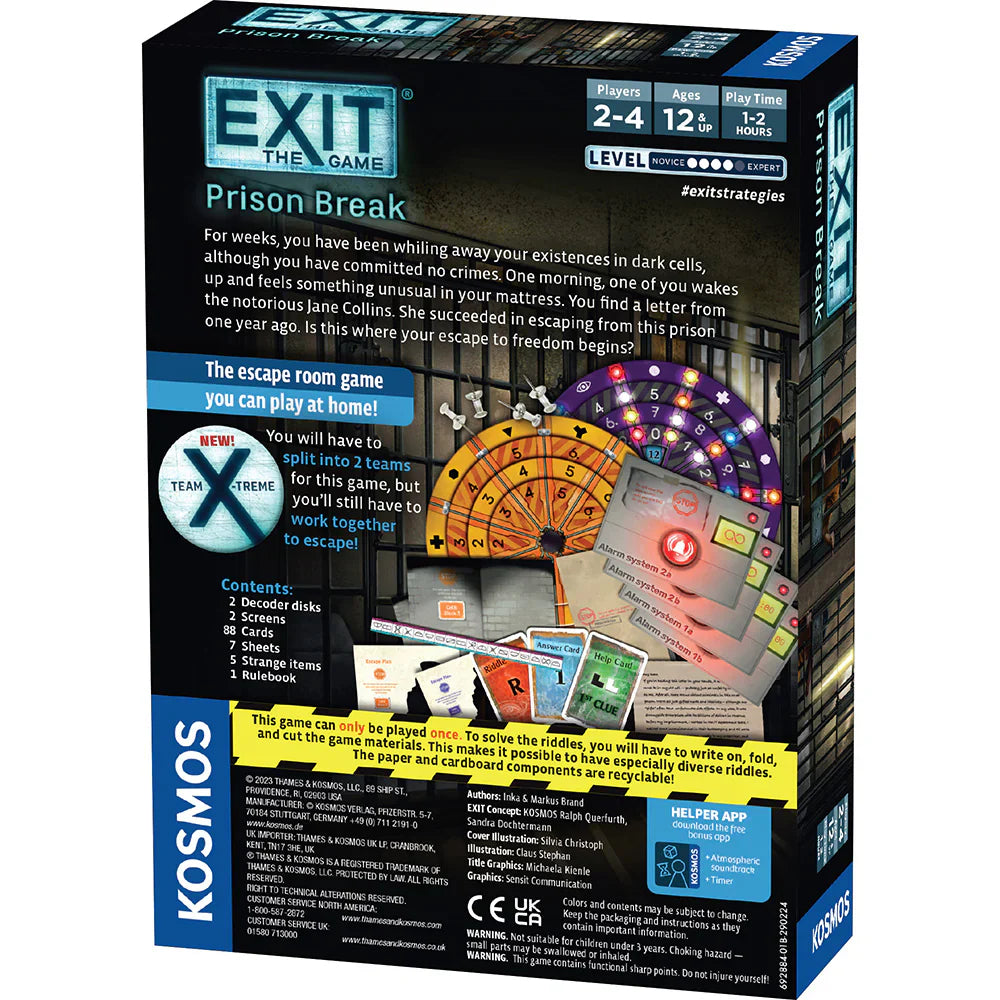 EXIT: Prison Break (ONLINE ORDER ONLY)
