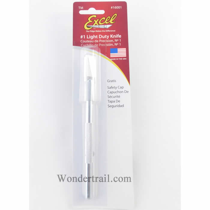 EXL16001 Light Duty Knife No.1 with Safety Cap Excel (ONLINE ORDER ONLY)