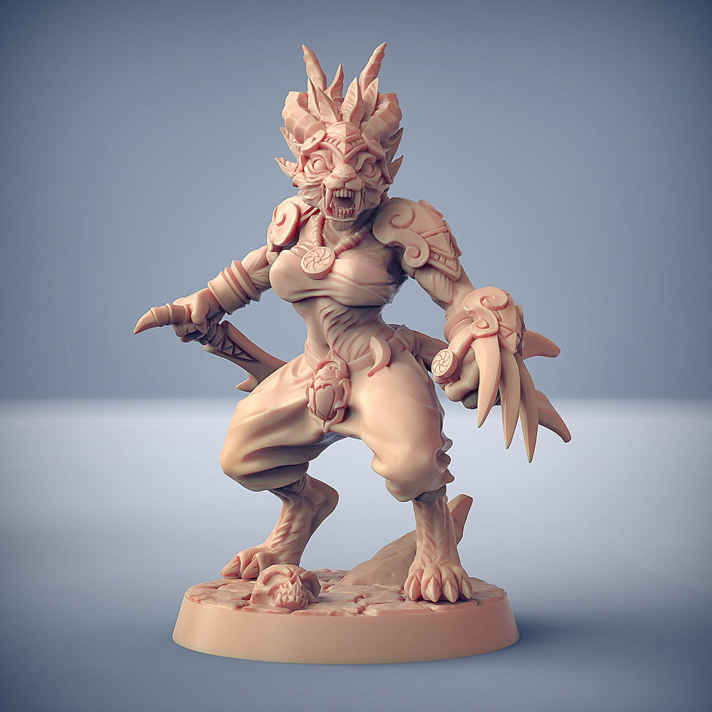 3D Printed Artisan Guild Modular Rakshakin Headhunter Rakshakin Headhunters 28mm 32mm (Online Only)