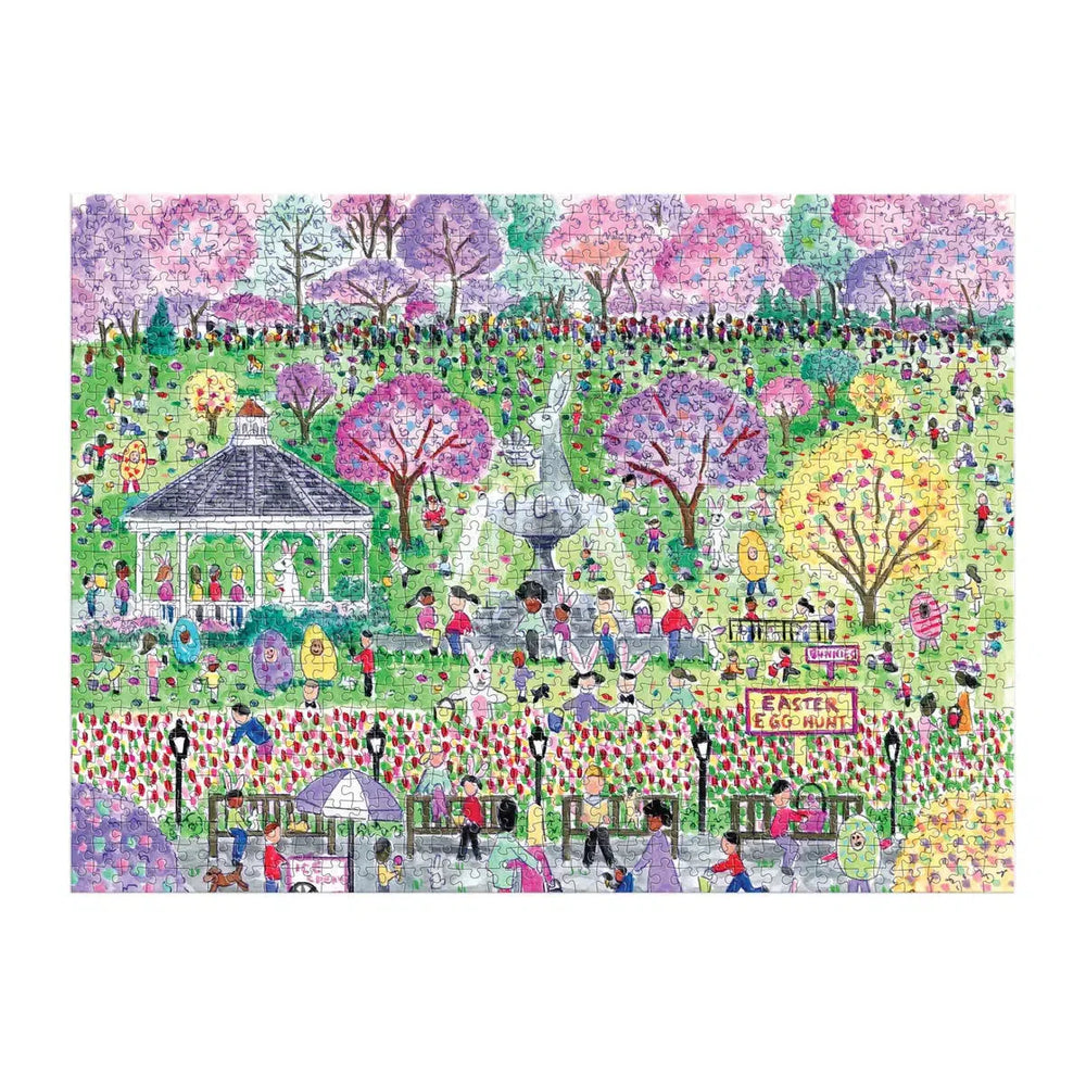Easter Egg Hunt 1000 Piece Jigsaw Puzzle Galison (ONLINE ORDER ONLY)
