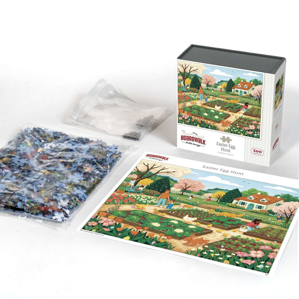 Easter Egg Hunt 500 Piece Jigsaw Puzzle Boardwalk (ONLINE ORDER ONLY)