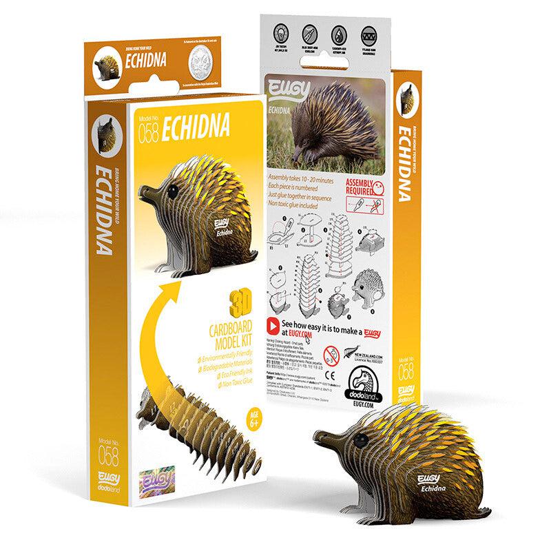 Echidna 3D Cardboard Model Kit Eugy (ONLINE ORDER ONLY)