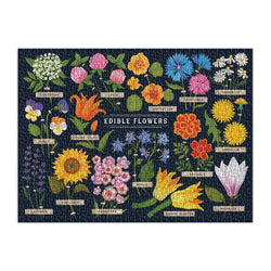 Edible Flowers 1000 Piece Jigsaw Puzzle Galison (ONLINE ORDER ONLY)