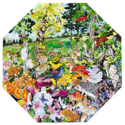 Edible Mushrooms 500 Piece Octagonal Jigsaw Puzzle eeBoo (ONLINE ORDER ONLY)