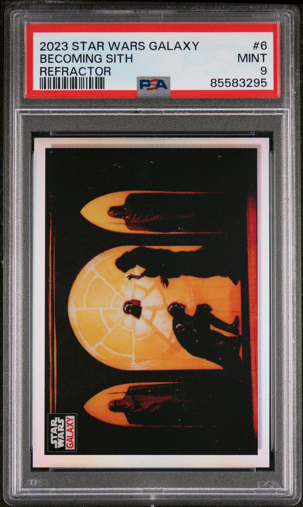 2023 TOPPS CHROME STAR WARS GALAXY BECOMING SITH REFRACTOR #6 - PSA 9 (Online Order Only)