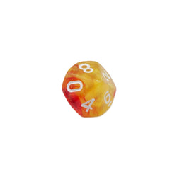 Efreeti's Robe - 7 Piece DnD Dice Set | Acrylic RPG Gaming Dice (ONLINE ORDER ONLY)