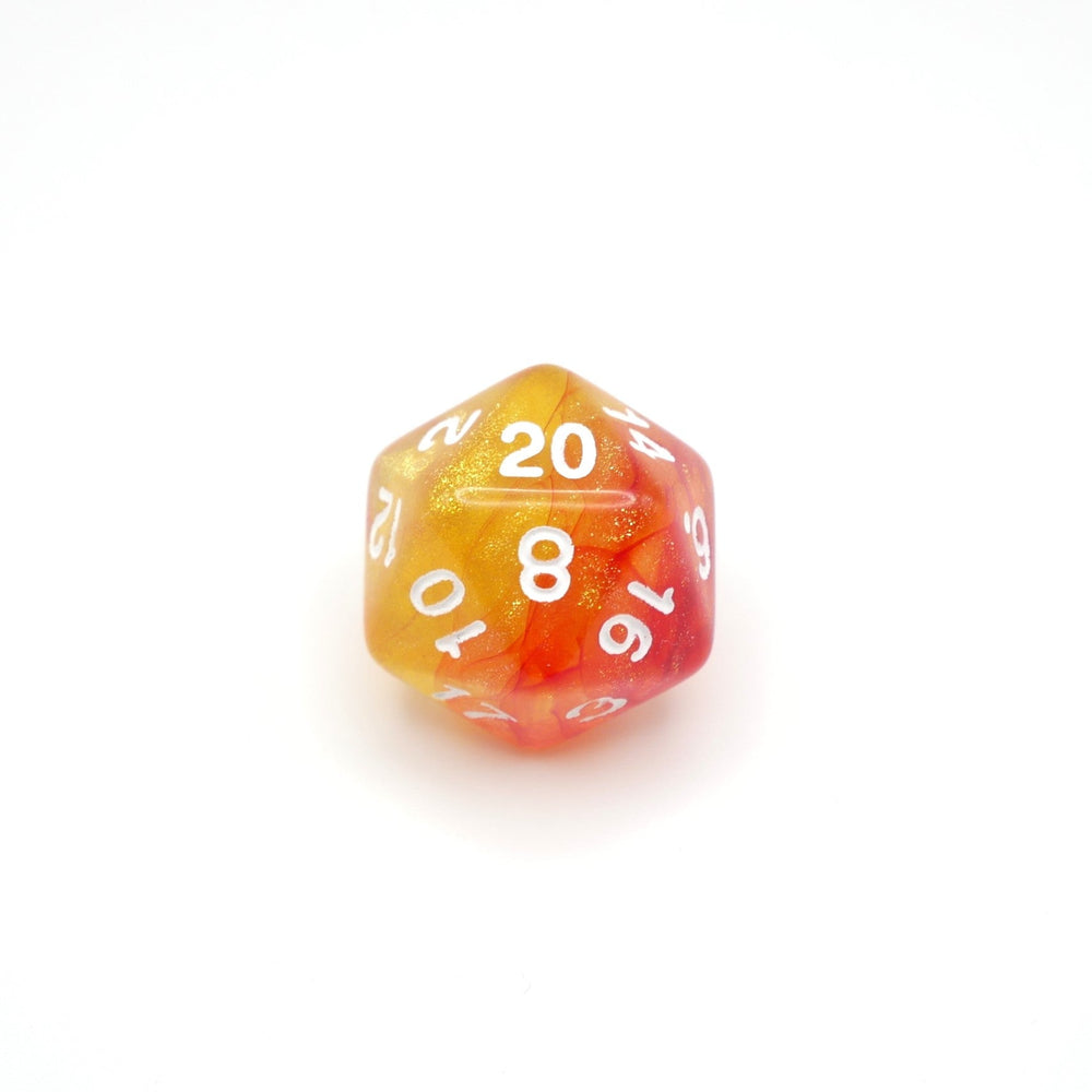 Efreeti's Robe - 7 Piece DnD Dice Set | Acrylic RPG Gaming Dice (ONLINE ORDER ONLY)