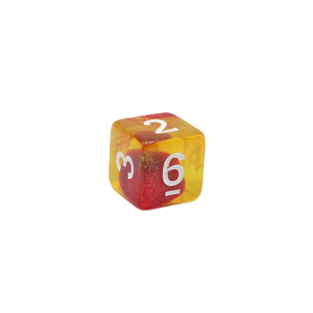 Efreeti's Robe - 7 Piece DnD Dice Set | Acrylic RPG Gaming Dice (ONLINE ORDER ONLY)
