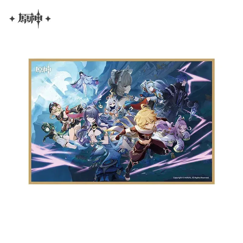 Genshin Impact Shikishi Card Board