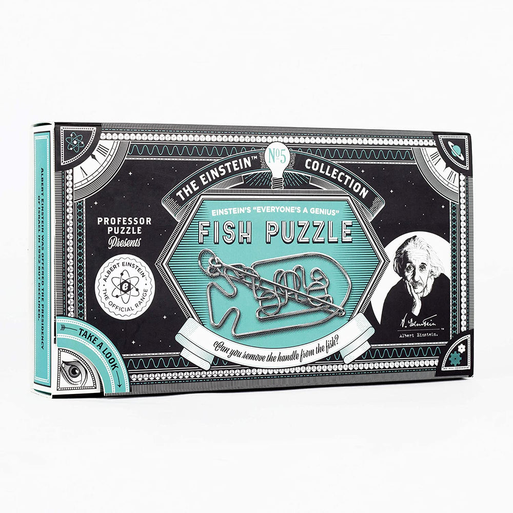 Einstein's "Everyone's a Genius" Fish Puzzle Professor Puzzle (ONLINE ORDER ONLY)