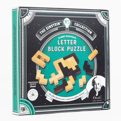 Einstein’s Letter Block Brainteaser Puzzle Professor Puzzle (ONLINE ORDER ONLY)