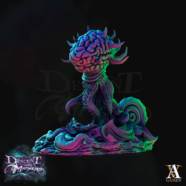 3DPrinted Archvillain Games Descent into Madness - Elder Brain 28mm 32mm D&D (Online Only)