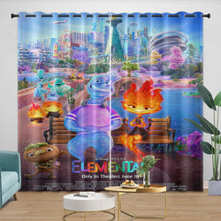 Elemental Curtains Blackout Window Drapes Room Decoration (Online Order Only)