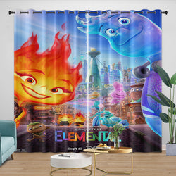 Elemental Curtains Blackout Window Drapes Room Decoration (Online Order Only)