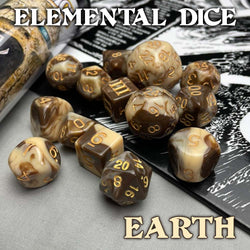 Dungeon Crawl Classics Dice: Elemental Dice - Earth (ONLINE ORDER ONLY)