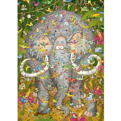 Elephant's Life 1000 Piece Jigsaw Puzzle Heye (ONLINE ORDER ONLY)